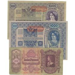 Lot of 23 German notes, look