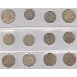 Lot of 15 world coins apx 3 oz of silver