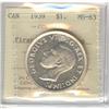 Image 1 : Dollar 1939, ICCS MS-63; First Strike, Cam