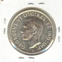 Silver dollar 1945 in MS-60 Doubled HP
