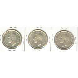 $ 1951 SWL AU-55, 1952 MS-60 & 1952 NWL AU-50