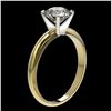 Image 3 : 1.50 ctw Certified Quality Diamond Engagment Ring 10k Yellow Gold - REF-271K8Y