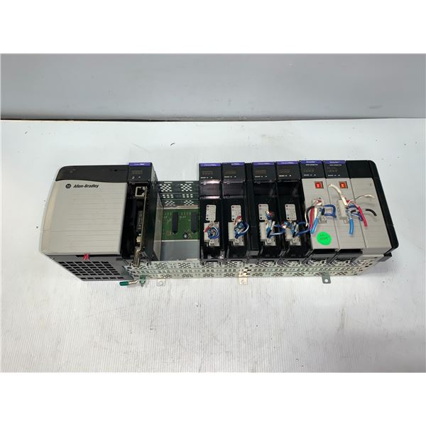 Allen Bradley 10-Slot Rack W/ I/O Modules