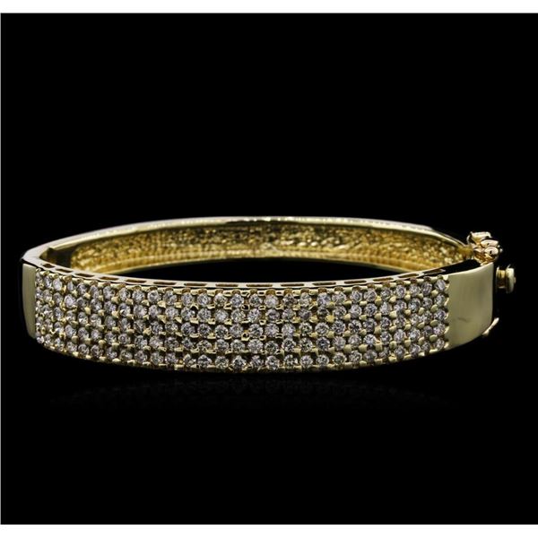 2.75 ctw Diamond Bangle Bracelet - 14KT Yellow Gold