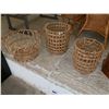Image 1 : 3 Wooden Baskets