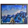 Image 1 : Ferjo, "Curious Polar Bear Cubs" Original Painting on Canvas, Hand Signed with Letter of Authenticit