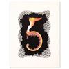 Image 1 : Erte (1892-1990), "Numeral 5" Limited Edition Serigraph, Numbered and Hand Signed with Certificate o
