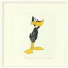 Image 2 : "Daffy Duck (Looking to the Side)" Framed Limited Edition Etching with Hand-Tinted Color and Numbere