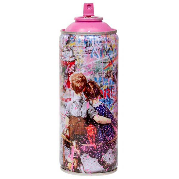 Mr. Brainwash- SPRAY CAN "WORK WELL TOGETHER, 2020"