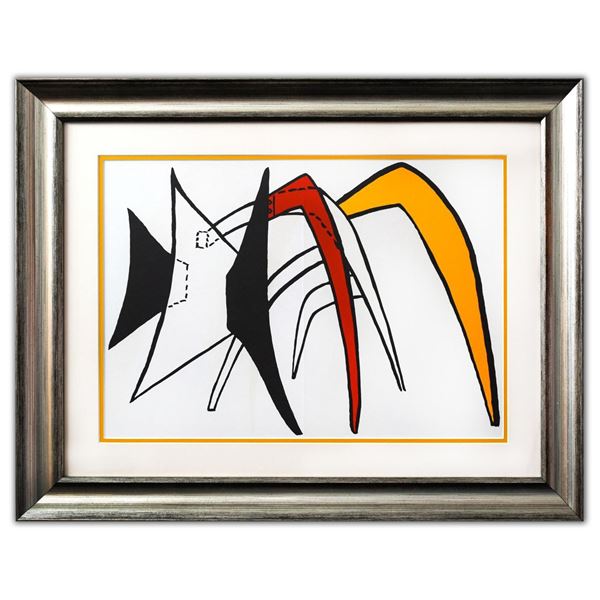 Alexander Calder- Lithograph "DLM141 - Tamanoir jaune"