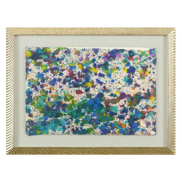 Wyland, "Pollack Coral Reef" Framed Original Watercolor Painting, Hand Signed with Letter of Authent
