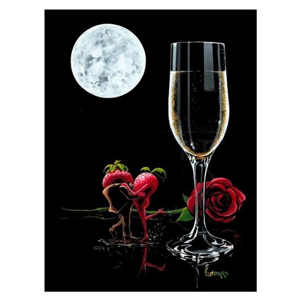 Michael Godard "Sparkling Romance" Limited Edition Giclee on Canvas, Numbered and Signed with COA. G