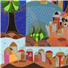 Image 2 : Ilan Hasson, "Tree of Life" Framed Limited Edition Serigraph, PP Numbered 51/95 and Hand Signed with