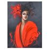 Image 1 : Victoria Montesinos, Original Oil Painting on Canvas (30" x 40"), Hand Signed with Letter of Authent