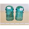Image 1 : 2 antique blue insulators