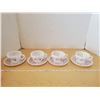 Image 2 : Fire King 4 cup & saucer set