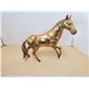 Image 1 : brass horse 13x11"