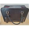Image 3 : leather computer bag on wheels