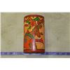 Image 2 : 2002 Honduras Mayan Painted Ceramic Vessel 5"