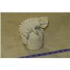 Image 1 : 2004 Nicaragua White Slate Stone Carved Iguana