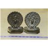 Image 1 : 1855 England Bronze set of 2 Bookshelf Ends