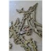 Image 4 : 1984 India Cast Brass Lattice Birds & Tree