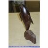 Image 2 : 1994 Baja Mexico Ironwood Carving Dolphin 14"