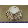 Image 1 : 1953 Royal Chelsea English bone China Teacup and Saucer