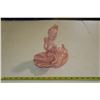 Image 1 : 1959 pink glazed ceramic mermaid change dish