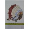 Image 2 : 1995 embroidered sew on patch 'chief headdress'