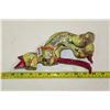 Image 3 : 1975 painted sculpture of wildly calico cat