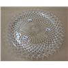 Image 1 : 1933 Bohemia Lead Crystal Platter - 14" Diameter