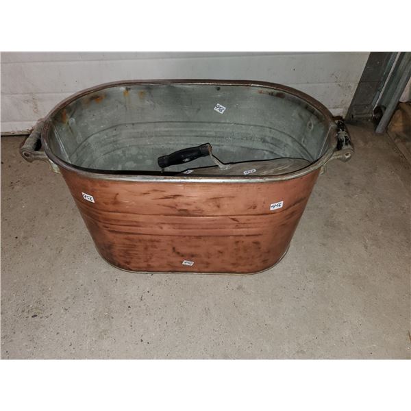 1921 USA GSW quality brand copper plated boiler w/ lid