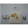 Image 1 : LOT of 4 BIRD PINS / BROOCHES - Costume Jewellry