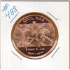 Image 1 : 1 OUNCE COPPER  .999 FINE - US CIVIL WAR - ROBERT E. LEE