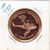 Image 1 : 1 OUNCE COPPER  .999 FINE - VIETNAM VETERANS