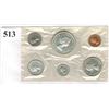 Image 2 : 1961 CANADIAN SILVER PROOF LIKE SET - Mint Issued