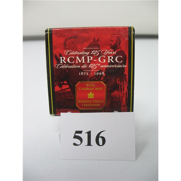 1998 CANADIAN SILVER DOLLAR - RCMP 125th ANNIVERSARY