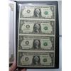 Image 2 : UNITED STATES $1.00 BILLS - UNCUT SHEET of 4 BILLS