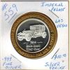 Image 1 : IMPERIAL PALACE CASINO - LAS VEGAS - .999 Fine Silver $10 Silver Strike Coin - Dated 2000