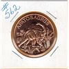 Image 1 : 1 OUNCE .999 COPPER - DINOSAUR - APATOSAURUS