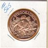 Image 1 : 1 OUNCE .999 COPPER - DINOSAUR - STEGOSAURUS