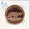Image 1 : 1 OUNCE .999 COPPER - ICE AGE - SABER TOOTHED TIGER