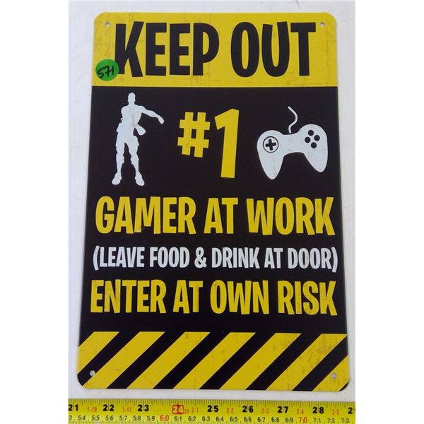 12x9" Reproduction Tin Sign