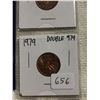Image 4 : Lot of 3 error 1979 1 cent coins, double 9, 79, 979