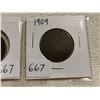 Image 4 : 1909, 10 Edwardian 1 cent coins