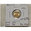 Image 1 : 1945 Mexico gold dos peso , unc