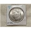 Image 1 : 1881 O Morgan silver dollar  - AU