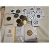 Image 1 : Lot of 25 mixed tokens, some older