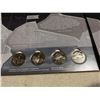 Image 3 : Heart of Arctic set of 4 25 cent coins, MS 65